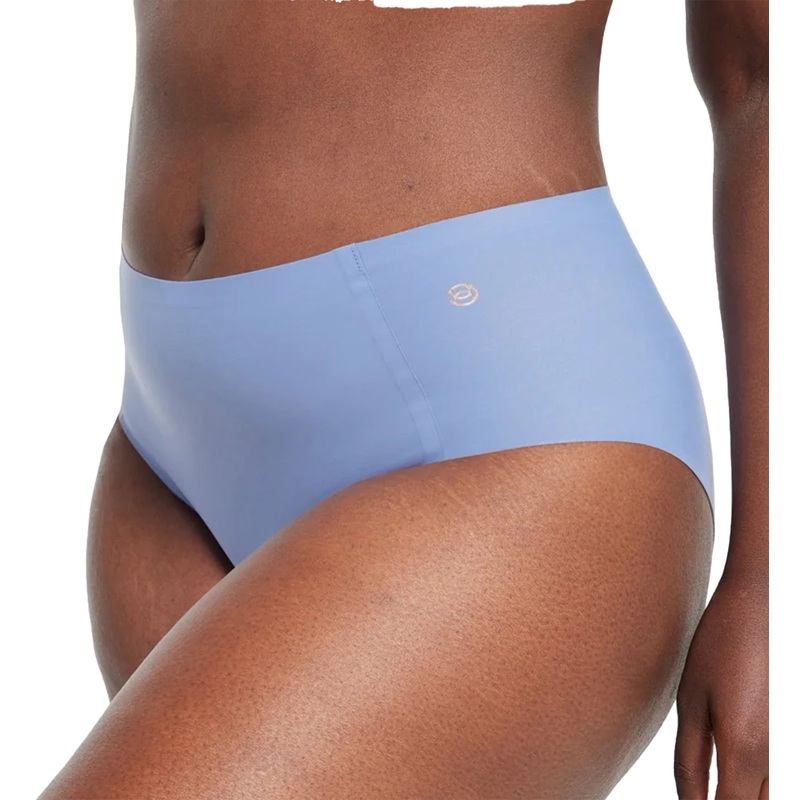 Evelyn & Bobbie High-Waisted Retro Bikini Panty (1704) – Blue Cloud