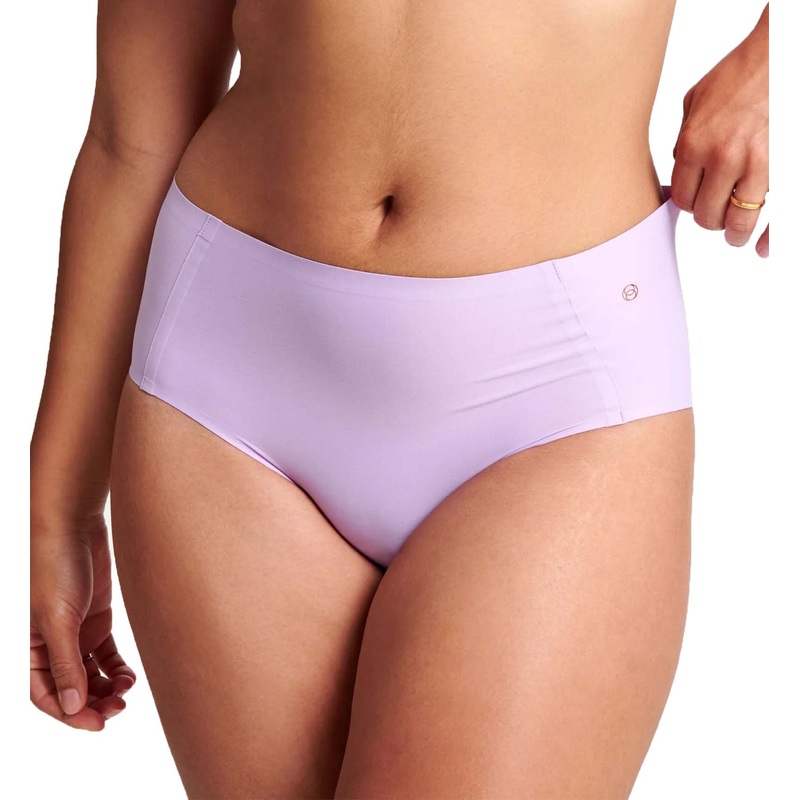Evelyn & Bobbie High-Waisted Retro Bikini Panty (1704) – Lavender