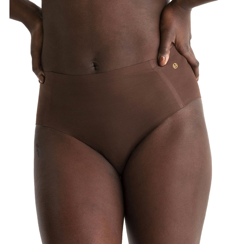 Evelyn & Bobbie High-Waisted Retro Bikini Panty (1704) – Umber