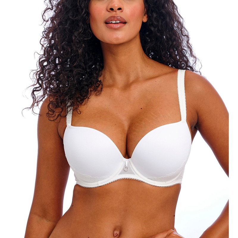 Freya Fascinate Molded Plunge Underwire T-shirt Bra (403131) – White
