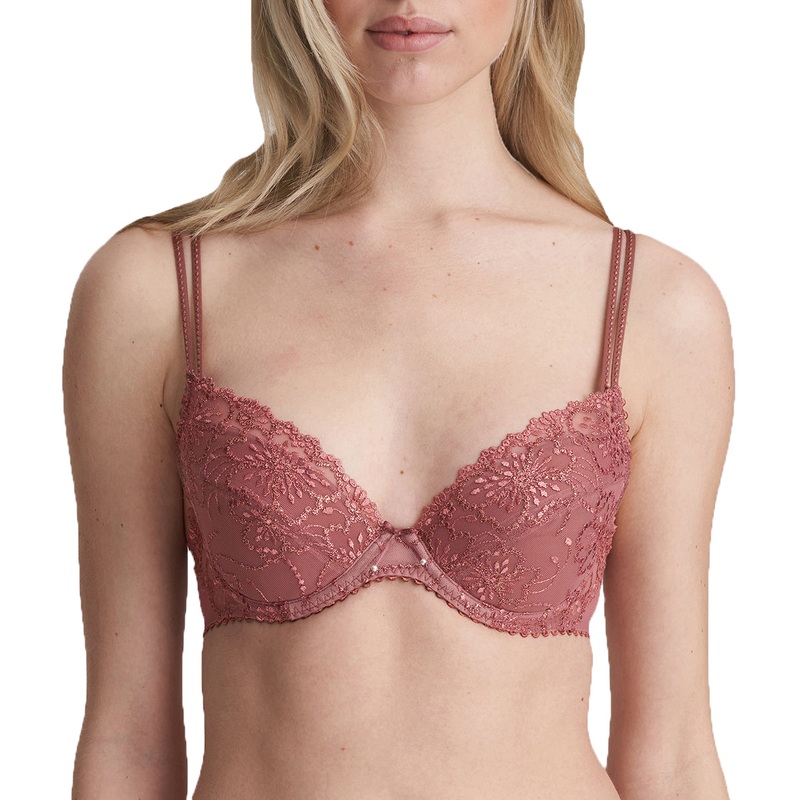 Marie Jo Jane Push Up Plunge Underwire Bra (0101337) – Red Copper