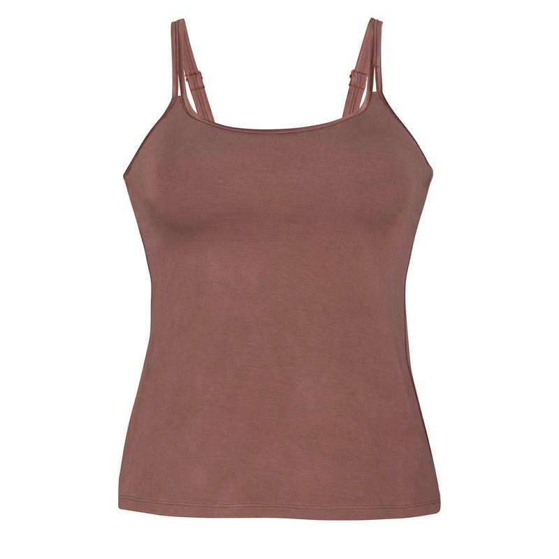 Anita Care Amica Vest/Tank with Built In Pocketed Bra (0640X) – Berry