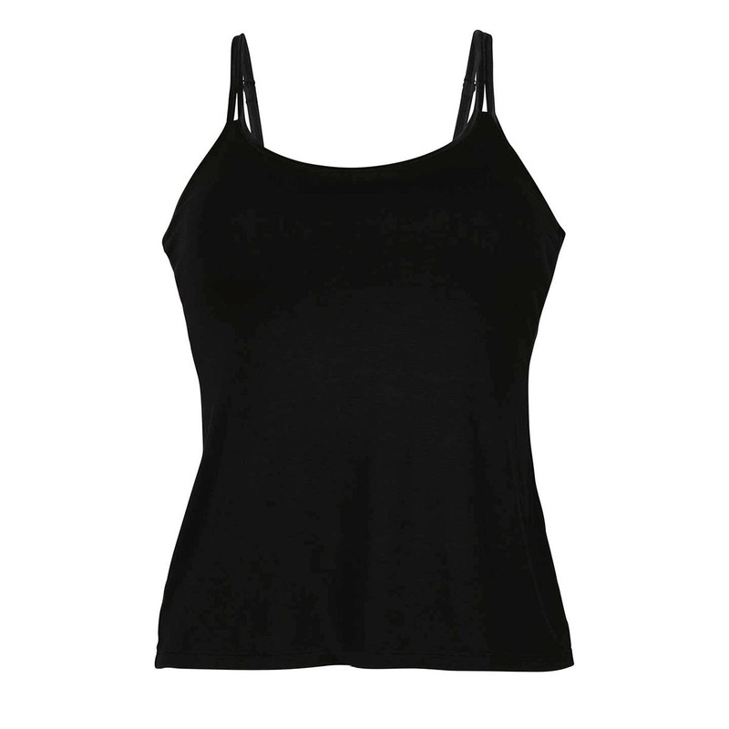 Anita Care Amica Vest/Tank with Built In Pocketed Bra (0640X) – Black