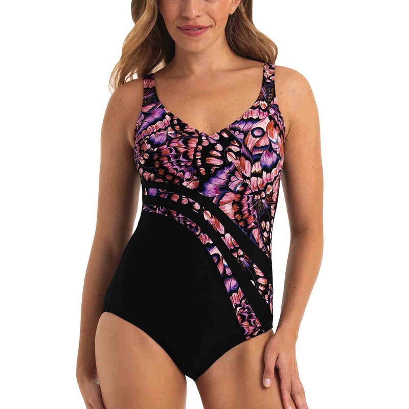 Anita Retro Butterfly Luella Slimming One Piece Swimsuit (7344) – Rosewood