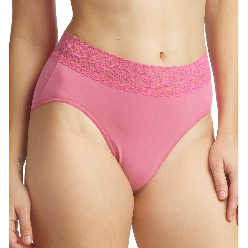 Hanky Panky Cotton French Brief with Lace (892461) – Chateau Rose