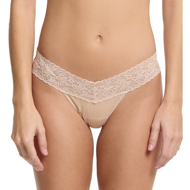 Hanky Panky Cotton Low Rise Thong (891581P) – Chai