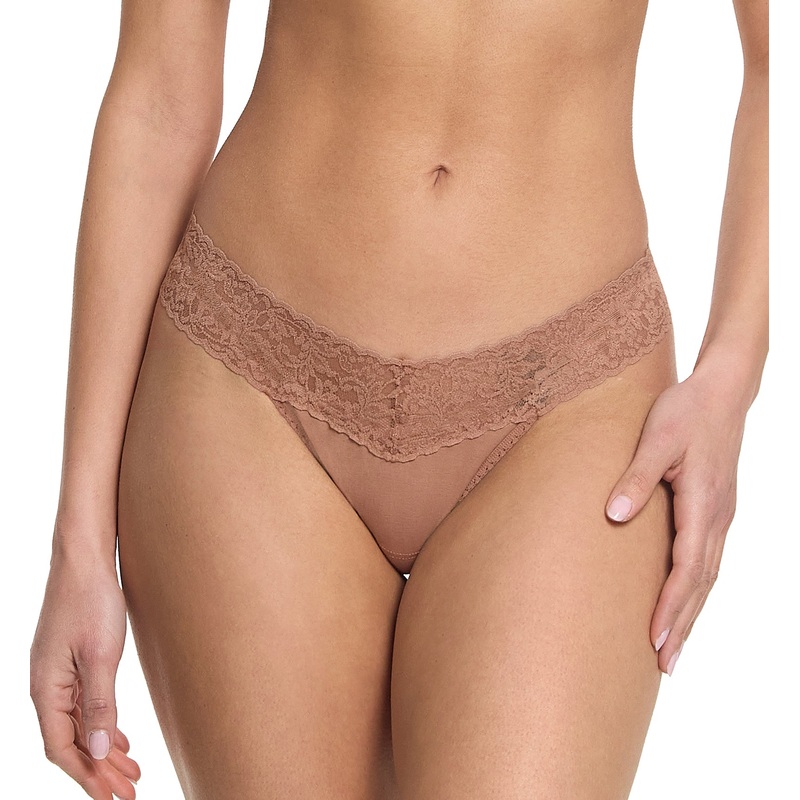 Hanky Panky Cotton Low Rise Thong (891581P) – Spiced Latte