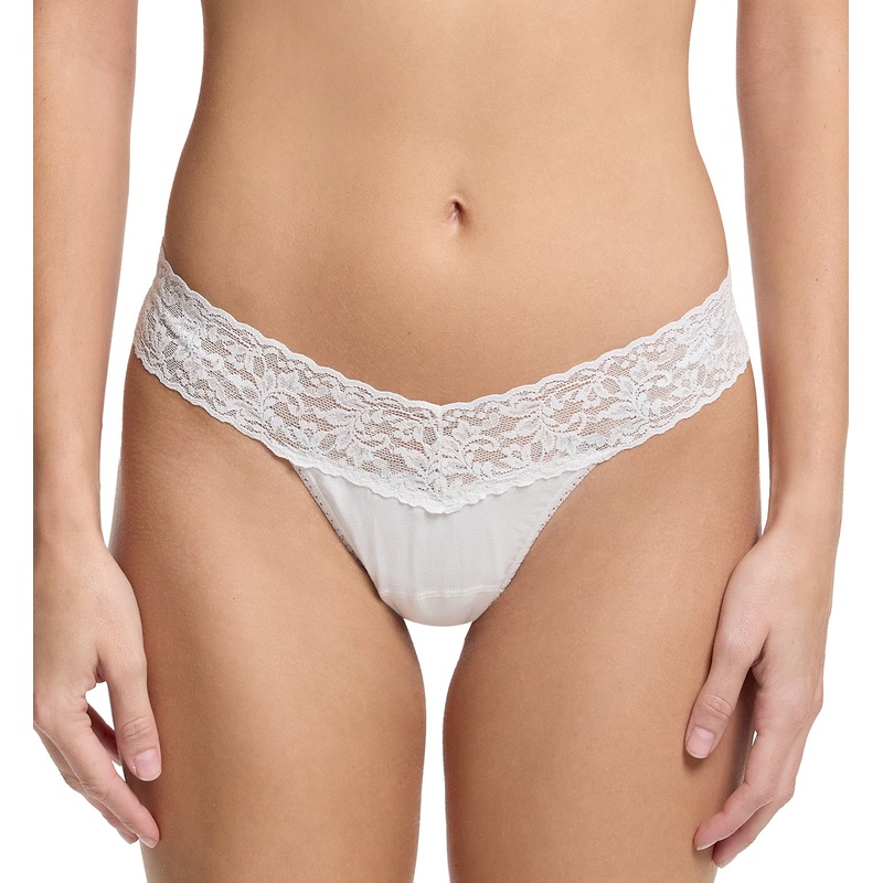 Hanky Panky Cotton Low Rise Thong (891581P) – White