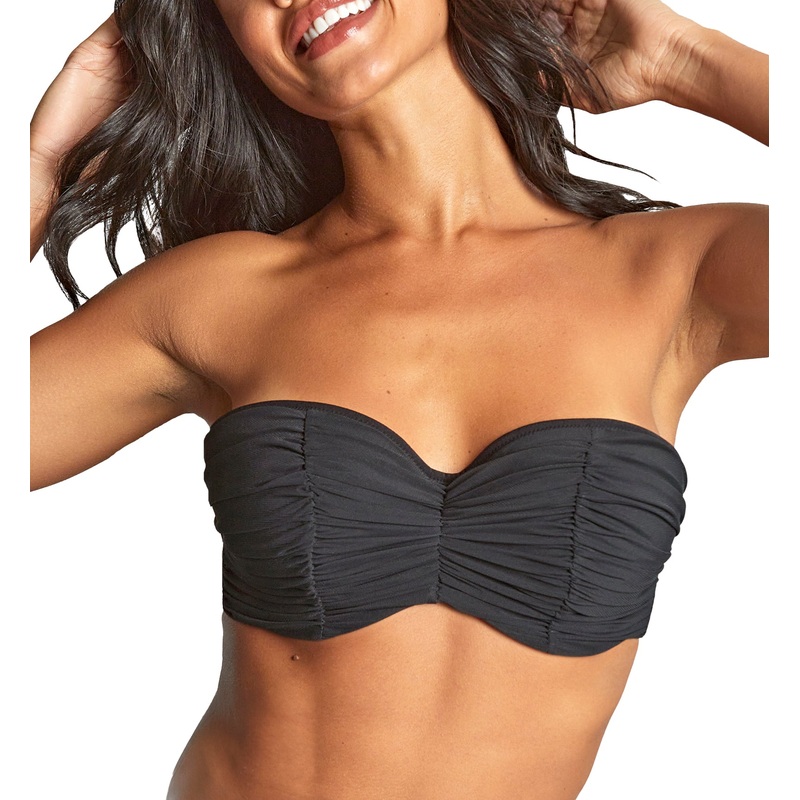 Panache Margot Bandeau Underwire Bikini Top (SW1963) – Tulle Black