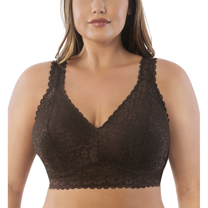 Parfait Adriana Banded Stretch Lace Wireless Bralette (P5482) – Deep Nude