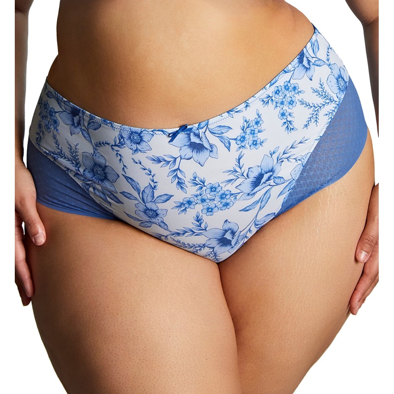Sculptresse by Panache Bliss Deep Brief (10682) – Blue Floral