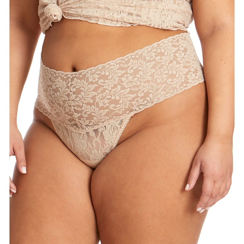 Hanky Panky Plus Size Retro Lace Thong (9K1926X) – Chai