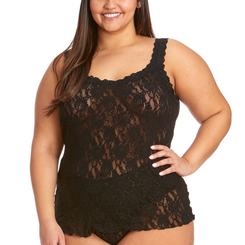 Hanky Panky Signature Lace Unlined Camisole PLUS (1390LX) – Black
