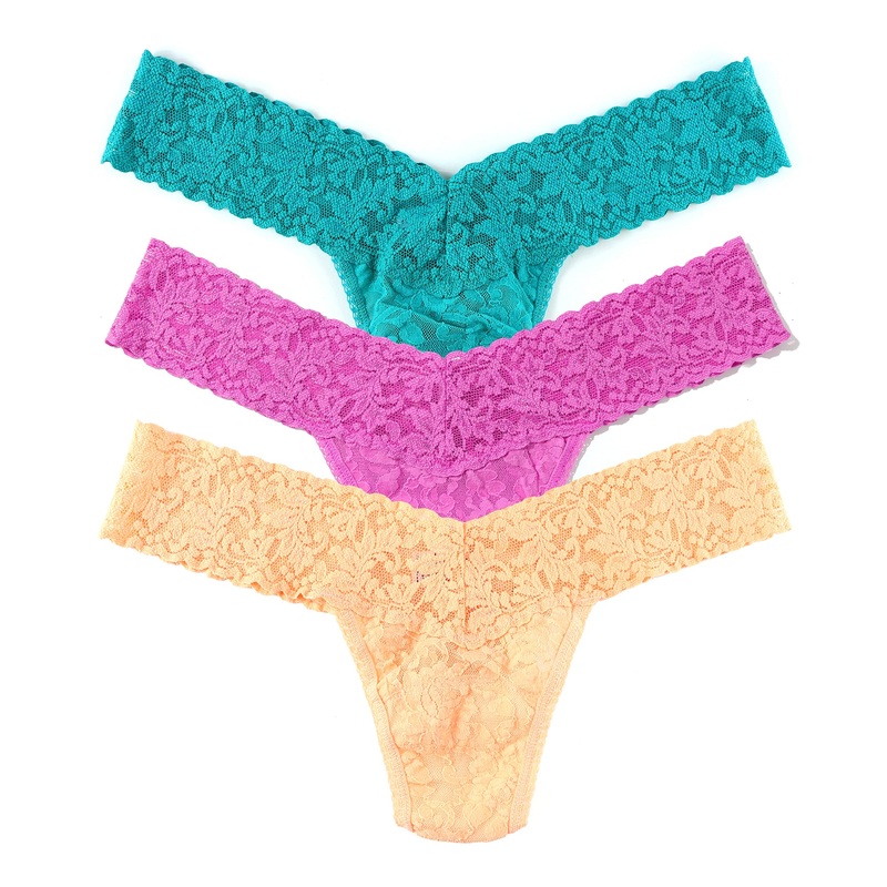Hanky Panky 3-PACK Signature Lace Low Rise Thong (49113PK) – Botany