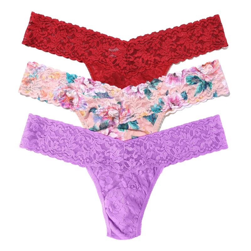 Hanky Panky 3-PACK Signature Lace Low Rise Thong (49113PK) – Buy Myself Flowers