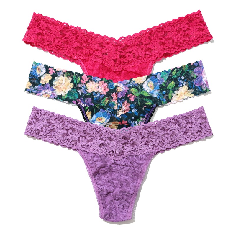 Hanky Panky 3-PACK Signature Lace Low Rise Thong (49113PK) – Dream Garden