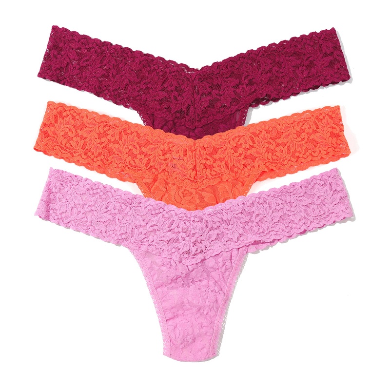 Hanky Panky 3-PACK Signature Lace Low Rise Thong (49113PK) – Floramania