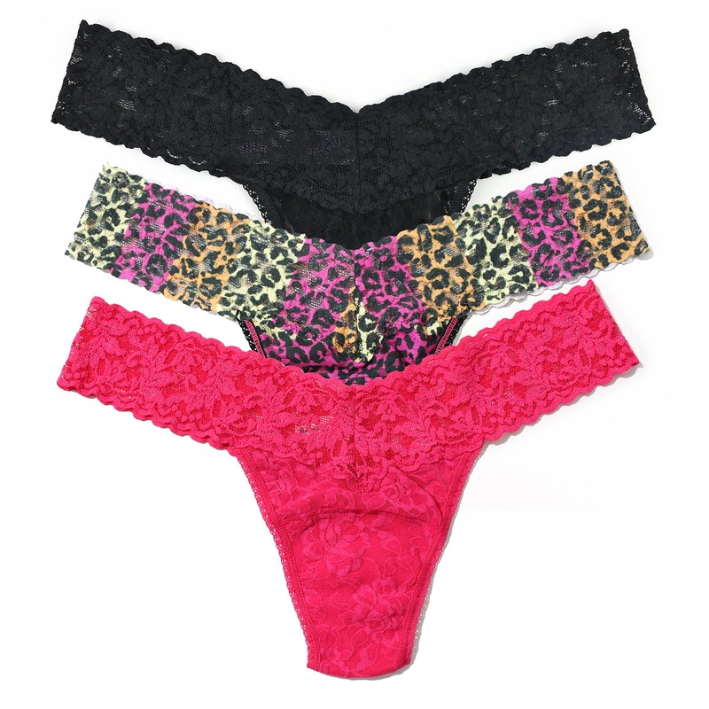 Hanky Panky 3-PACK Signature Lace Low Rise Thong (49113PK) – It’s Electric