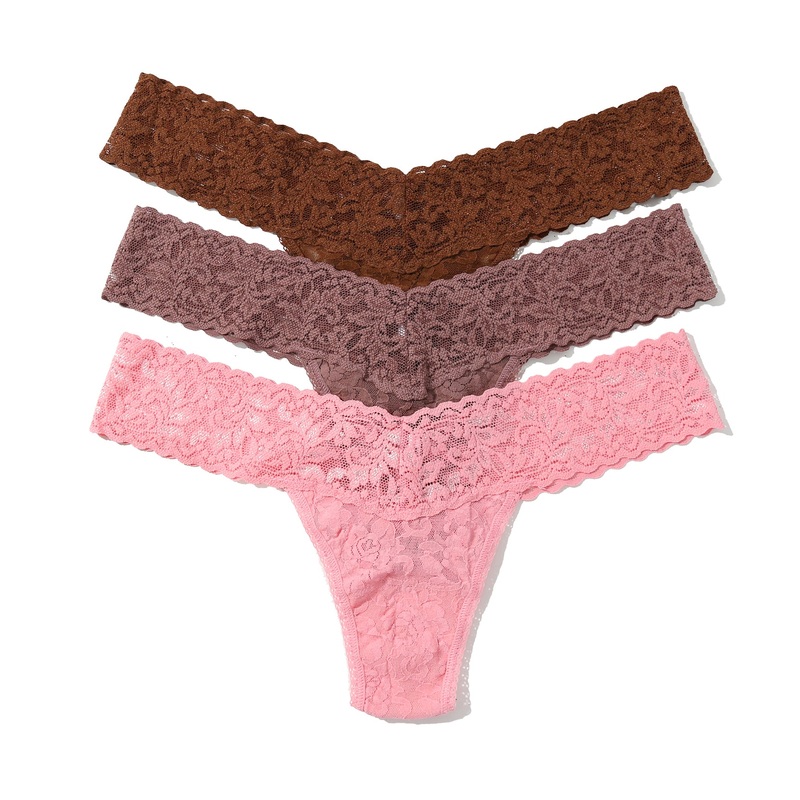 Hanky Panky 3-PACK Signature Lace Low Rise Thong (49113PK) – Outline