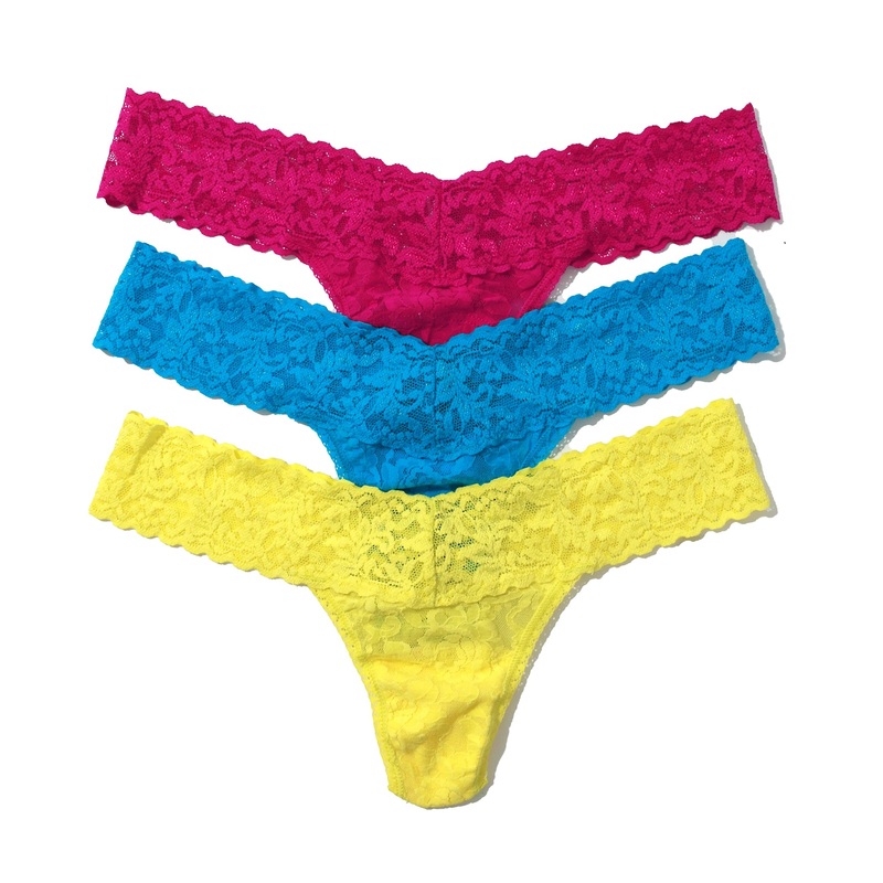 Hanky Panky 3-PACK Signature Lace Low Rise Thong (49113PK) – Still Blooming