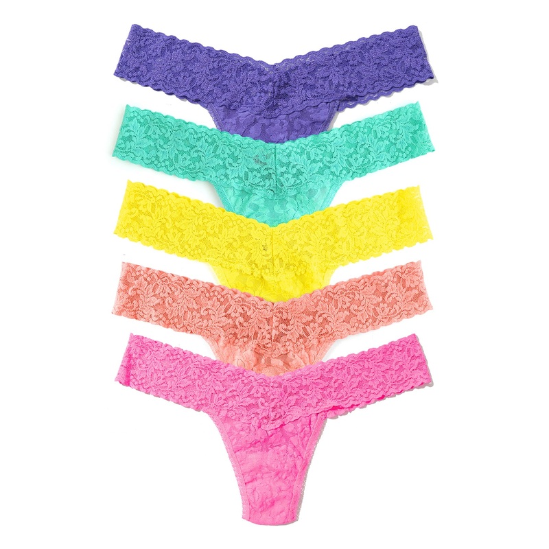 Hanky Panky 5-PACK Signature Lace Low Rise Thong (49115PK) – Botany