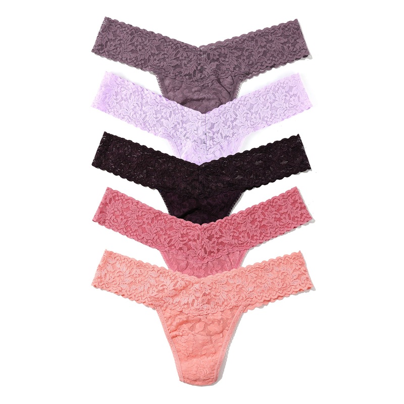 Hanky Panky 5-PACK Signature Lace Low Rise Thong (49115PK) – Heirloom