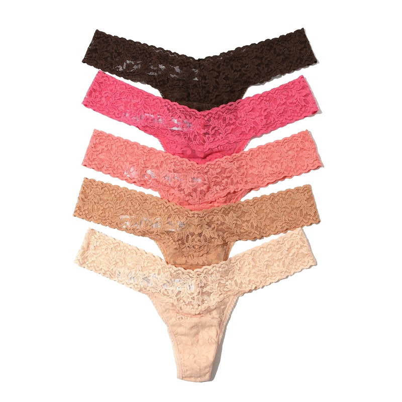 Hanky Panky 5-PACK Signature Lace Low Rise Thong (49115PK) – Sea Finds