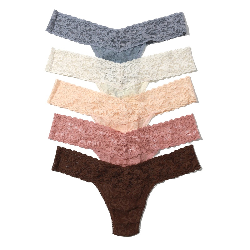Hanky Panky 5-PACK Signature Lace Low Rise Thong (49115PK) – Still Life