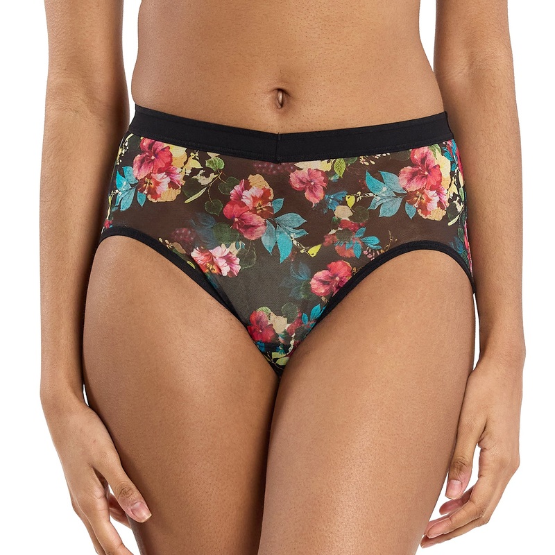 Hanky Panky Mesh High Cut French Brief (7M2444) – Botanic Romantic