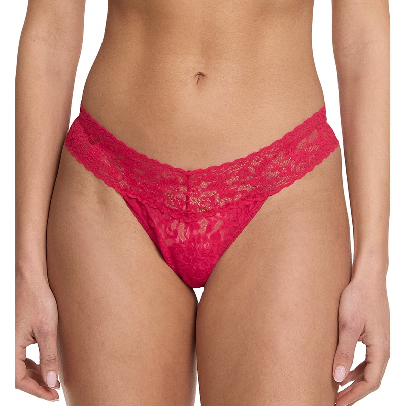 Hanky Panky Signature Lace Low Rise Thong (4911P) – Beet Juice