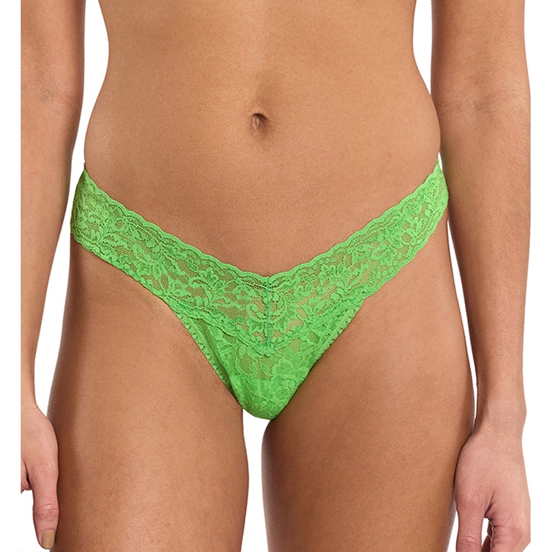 Hanky Panky Signature Lace Low Rise Thong (4911P) – Lucky Me Green