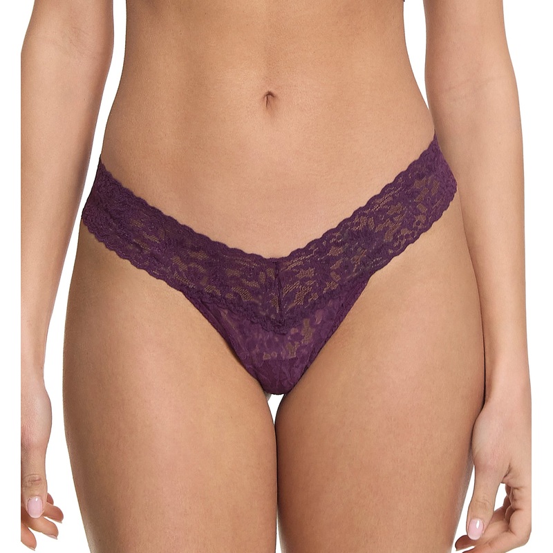 Hanky Panky Signature Lace Low Rise Thong (4911P) – Stone Fruit