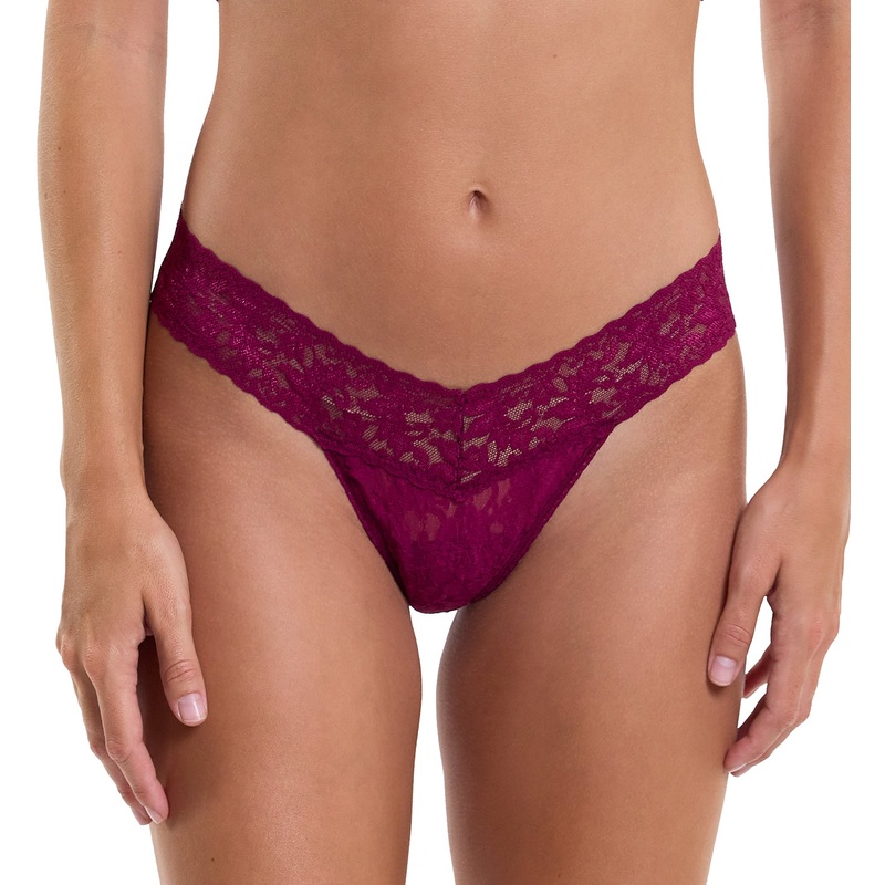 Hanky Panky Signature Lace Low Rise Thong (4911P) – Sugar Plum