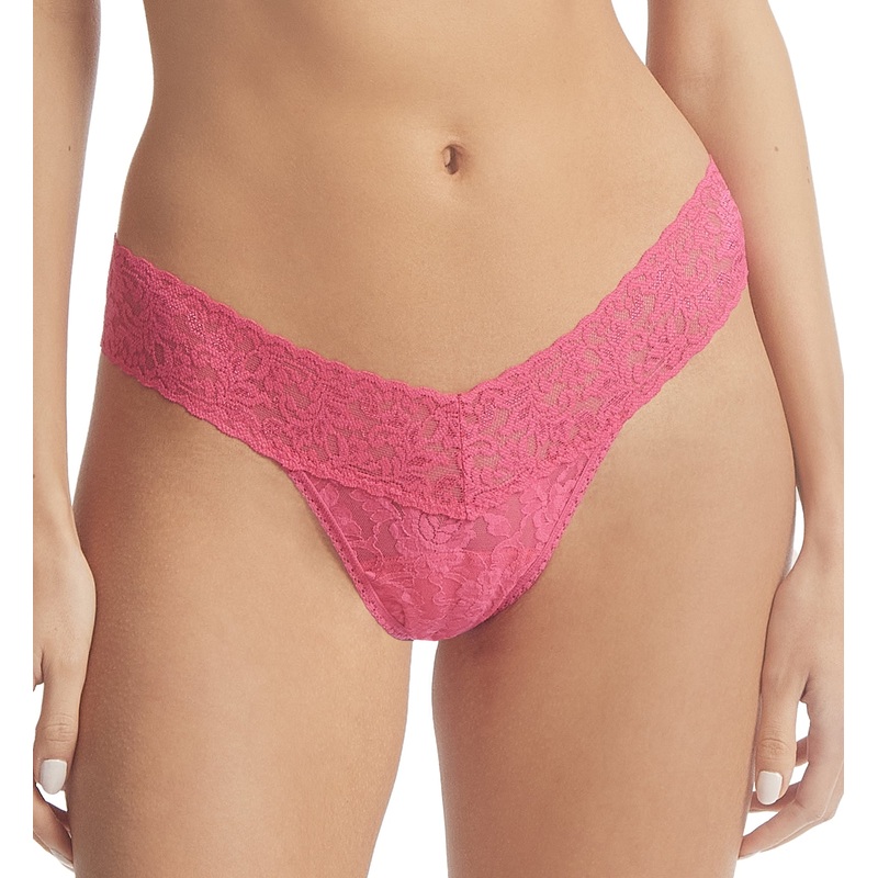 Hanky Panky Signature Lace Low Rise Thong (4911P) – Vivid Coral