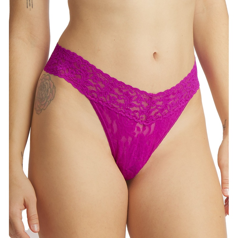 Hanky Panky Signature Lace Original Rise Thong (4811P) – Countess Pink
