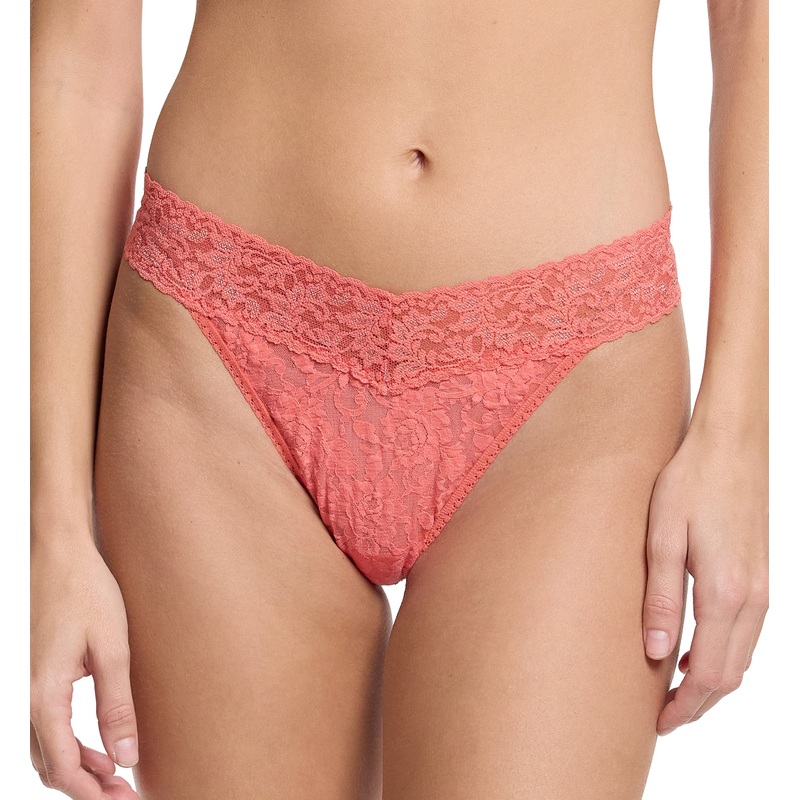Hanky Panky Signature Lace Original Rise Thong (4811P) – Courageous Coral