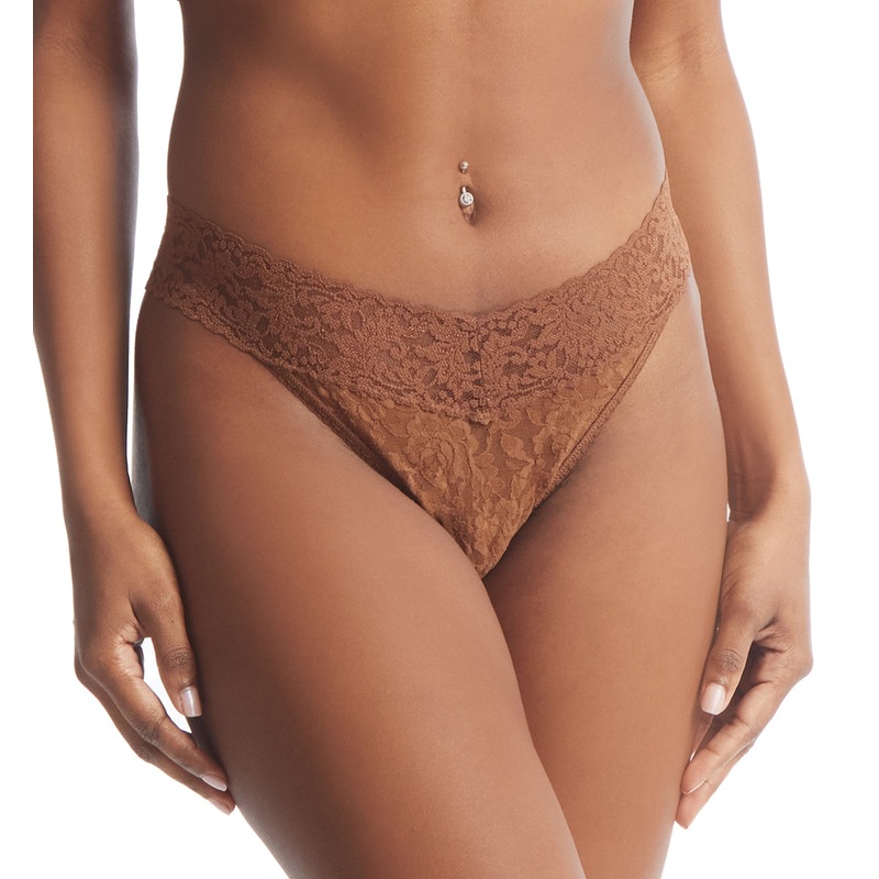 Hanky Panky Signature Lace Original Rise Thong (4811P) – Macchiato