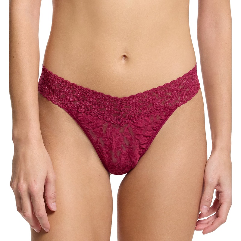 Hanky Panky Signature Lace Original Rise Thong (4811P) – Merlot