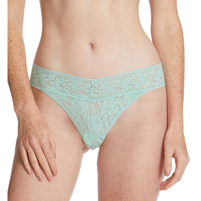 Hanky Panky Signature Lace Original Rise Thong (4811P) – Mint Sprig Green