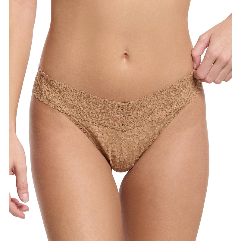 Hanky Panky Signature Lace Original Rise Thong (4811P) – Suntan