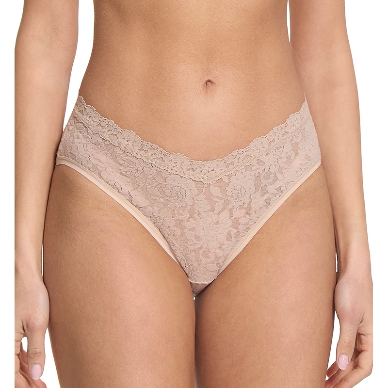 Hanky Panky Signature Lace V-Front High Cut Brief (482274) – Chai
