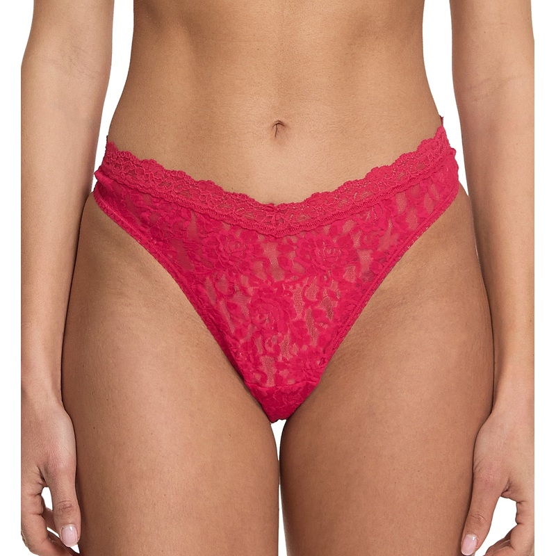 Hanky Panky Signature Lace V-Front High Cut Thong (481854) – Beet Juice