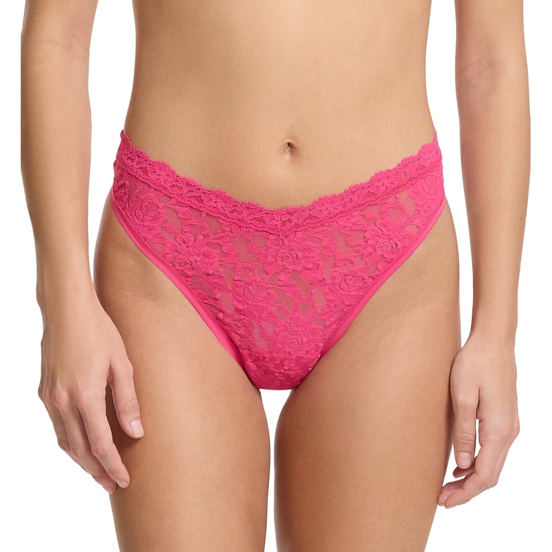 Hanky Panky Signature Lace V-Front High Cut Thong (481854) – Un Beet Able