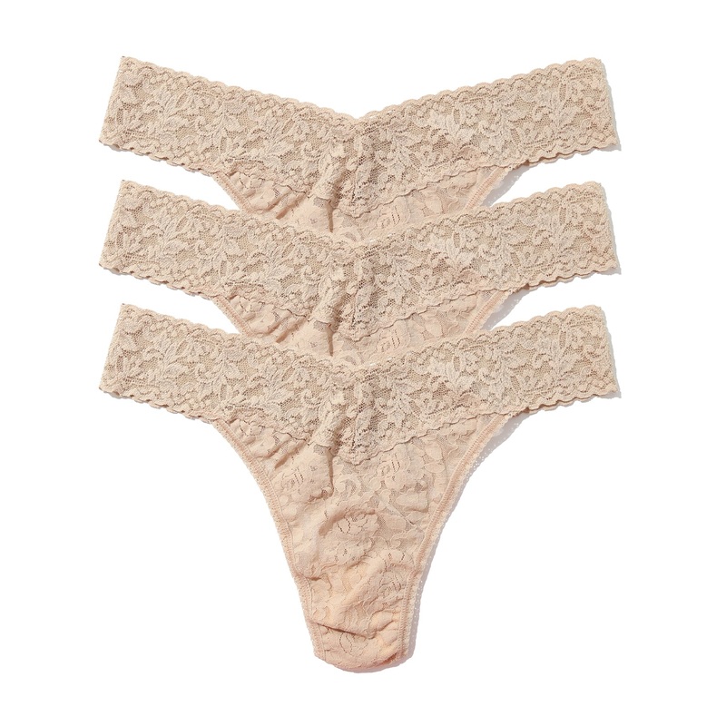 Hanky Panky 3-PACK Signature Lace Original Rise Thong (48113PK) – All Chai