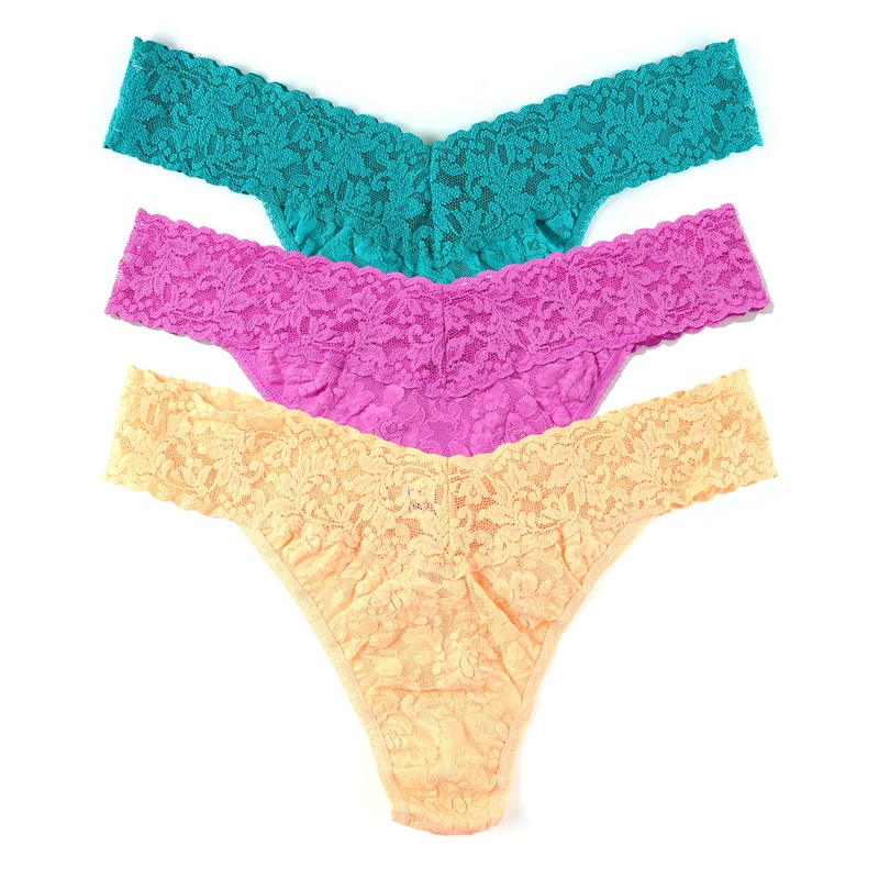 Hanky Panky 3-PACK Signature Lace Original Rise Thong (48113PK) – Botany