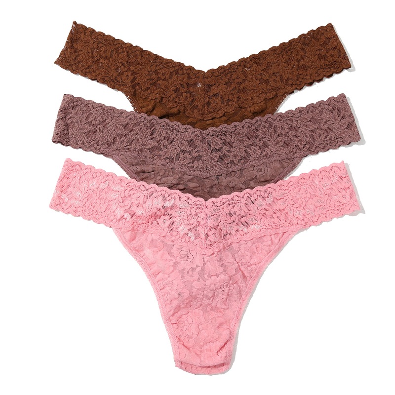 Hanky Panky 3-PACK Signature Lace Original Rise Thong (48113PK) – Outline