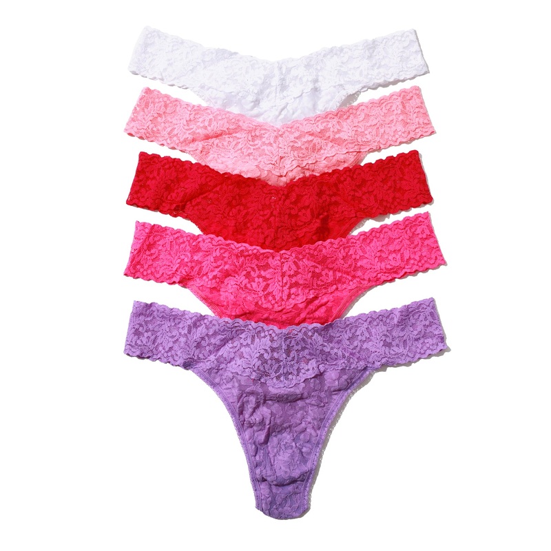 Hanky Panky 5-PACK Signature Lace Original Rise Thong (48115PK) – Holiday23 FPRV