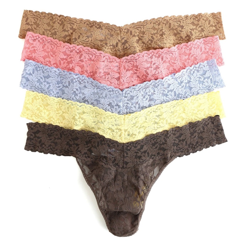 Hanky Panky 5-PACK Signature Lace Original Rise Thong (48115PK) – Ladylike Classics