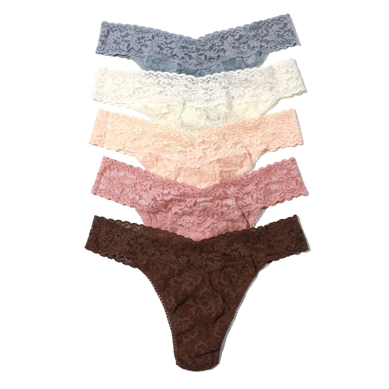 Hanky Panky 5-PACK Signature Lace Original Rise Thong (48115PK) – Still Life