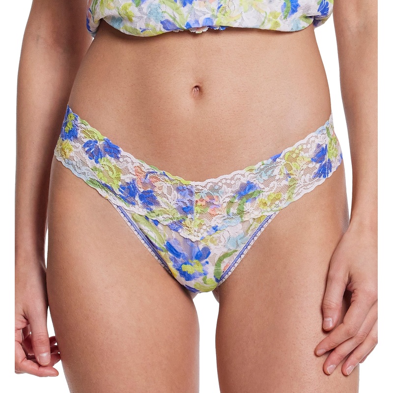 Hanky Panky Signature Lace Printed Low Rise Thong (PR4911P) – Brush Strokes